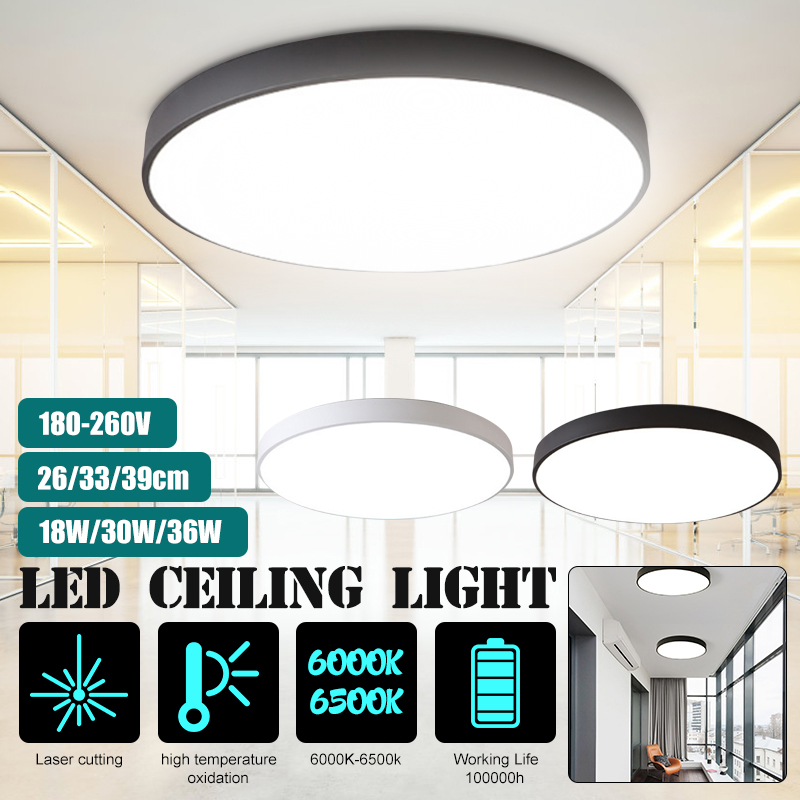 18W/30W/36W LED Ceiling Light Ultra Thin Flush Mount Kitchen Round Home Fixture 18W/30W/36W LED Ceiling Light Ultra Thin Flush Mount Kitchen Round Home Fixture