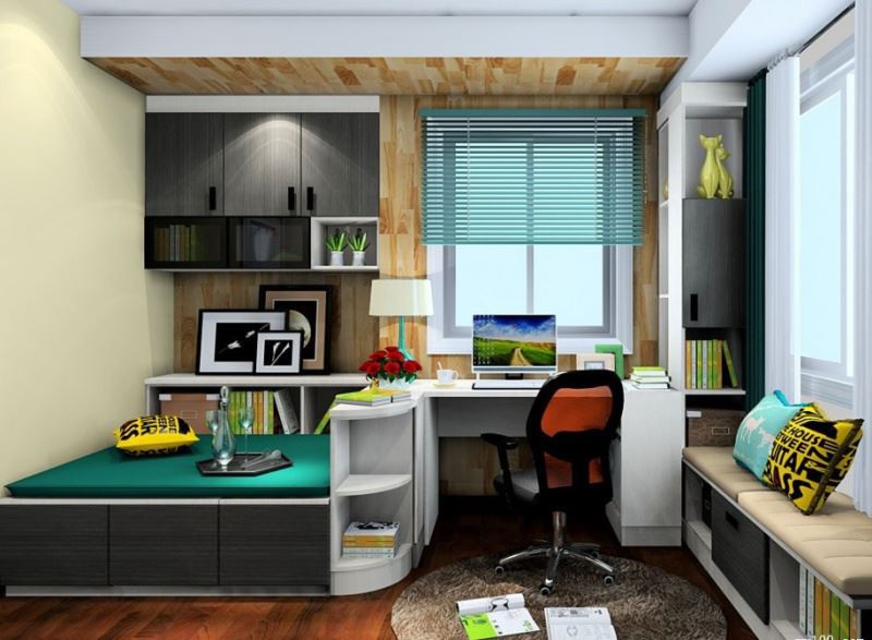 Study room decoration design skills, study room lighting color matching principle Study room decoration design skills, study room lighting color matching principle