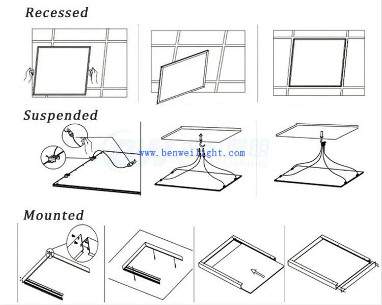 suspended ceiling light diffuser