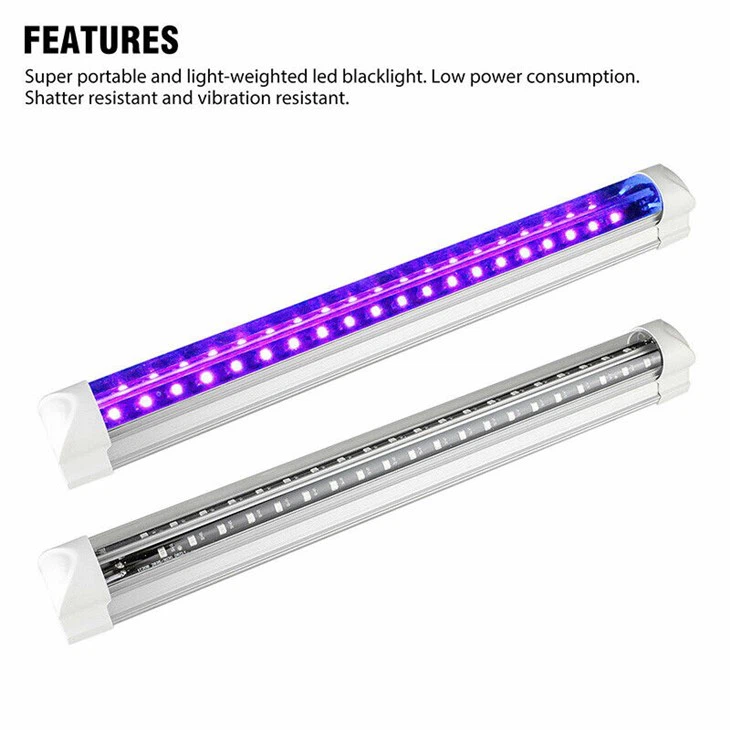 Luce del tubo LED T5 integrata UV 395nm con cuciture