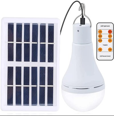 Lampadina solare ricaricabile
