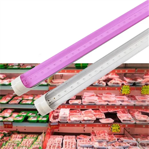 Bright Meat Red 18w T5 T8 Led Color Tube Lamp For Meat best