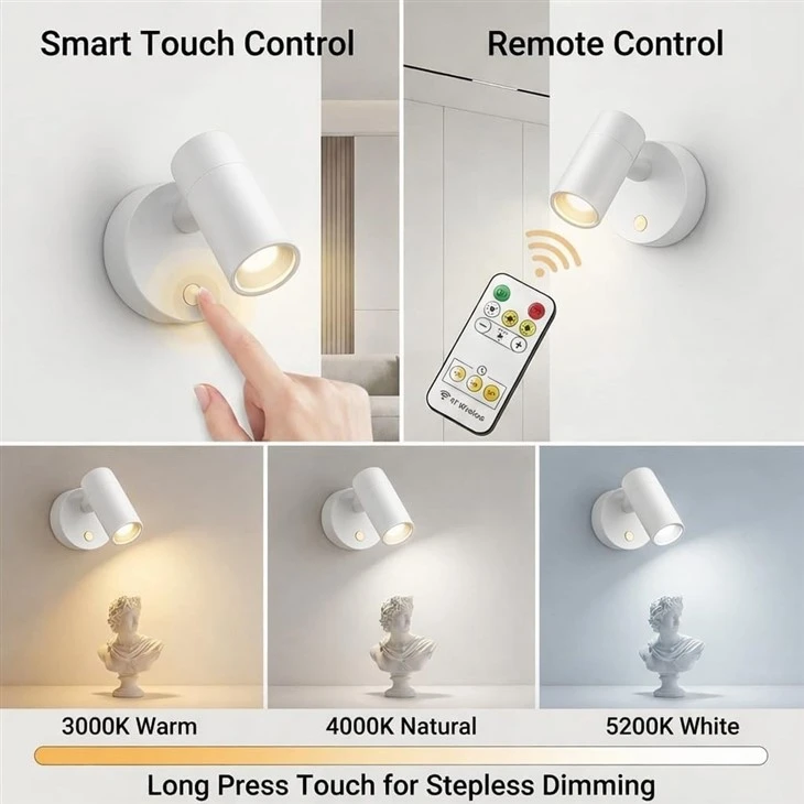 Wireless Art Spotlight With Remote And Touch Control best