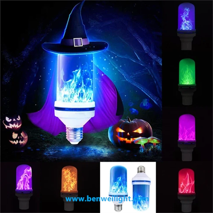Lampadina LED effetto fiamma