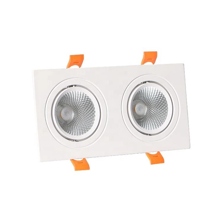 Downlight LED da incasso - Faretto COB quadrato (testa singola/doppia/tripla)