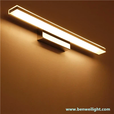 Lampada da specchio per bagno a LED da 14 W con corpo in acrilico e SMD2835