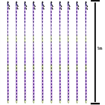 Luce per doccia di meteoriti RGB con tubo 3D