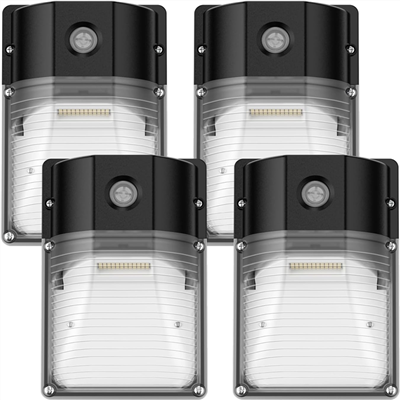 LAMPADA DA PARETE PER CANCELLO ORO NERO A 4 LED DA ESTERNO APPLIQUE SU E GIÙ IMPERMEABILE