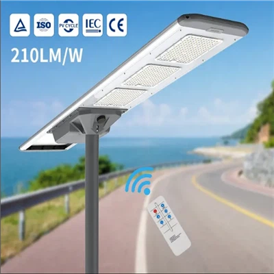 Lampione stradale solare da 9000 W, lampioni stradali dal tramonto all'alba da 180000 lumen