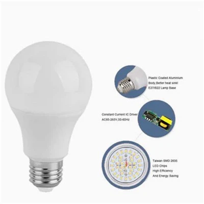 Lampadina LED E27 da 9W