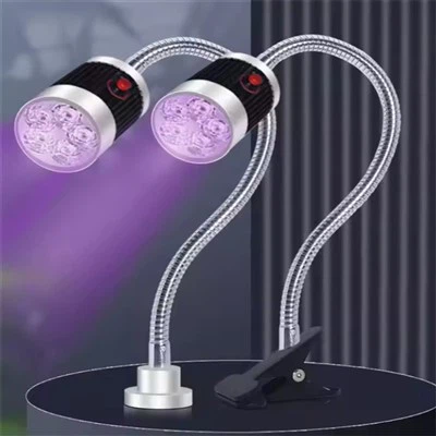 Luce da lavoro per macchine utensili a collo di cigno