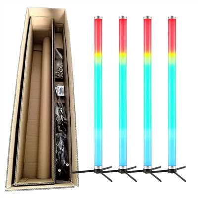 Tubo da palco LED RGBW IP65: DMX wireless da 40 W per esterni/studio