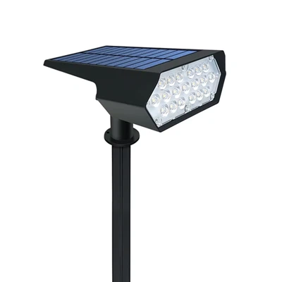 Lampade da parete con luce diurna 6500K, luci solari da esterno per vialetto da giardino