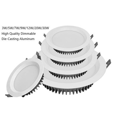 Downlight da incasso montato