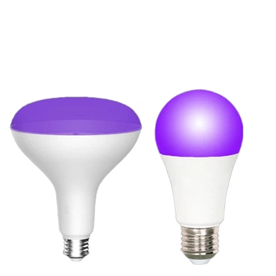 Lampadina per proiettore LED Halloween viola, proiettore LED BR30 per interni equivalente a 65 W