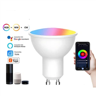 Lampadine LED CW RGB con sensore intelligente: 5-9 W, GU10/MR16, regolazione vocale/WiFi/Bluetooth