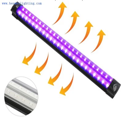 Barra luminosa nera UV, tubo LED nero aggiornato da 25 W, 395-405 nm